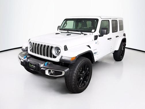 Bright White Clearcoat 2024 Jeep Wrangler 4xe Sahara