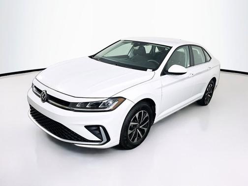 Pure White 2025 Volkswagen Jetta 1.5T S