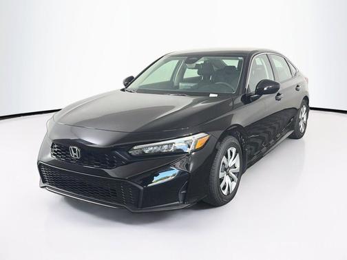 Black 2025 Honda Civic LX