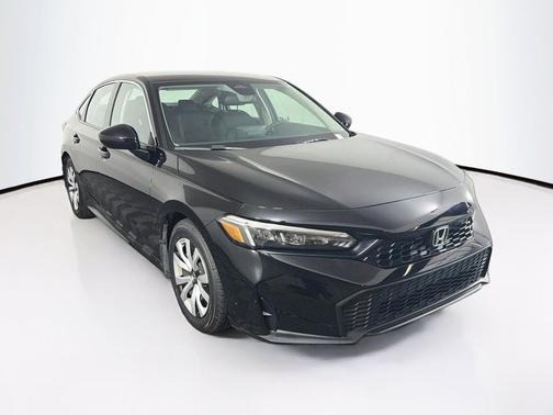 Black 2025 Honda Civic LX