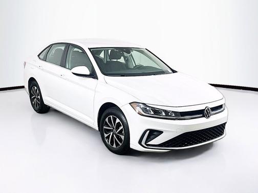 Pure White 2025 Volkswagen Jetta 1.5T S