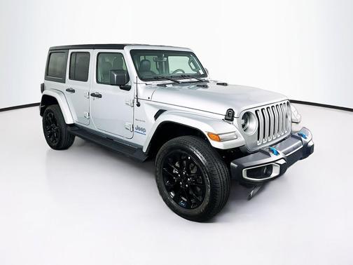 Silver Zynith Clearcoat 2023 Jeep Wrangler 4xe Sahara
