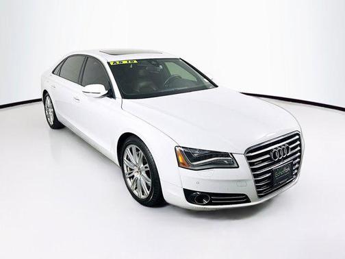 Glacier White Metallic 2014 Audi A8 L 3.0 TDI