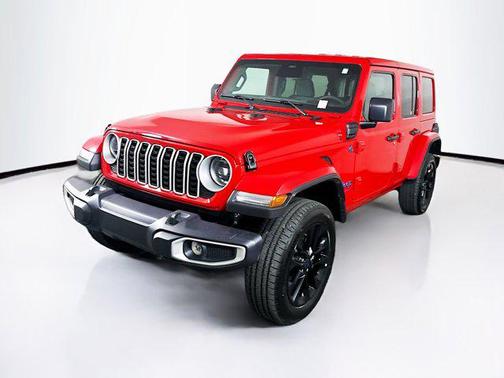 Firecracker Red Clearcoat 2025 Jeep Wrangler 4xe Sahara