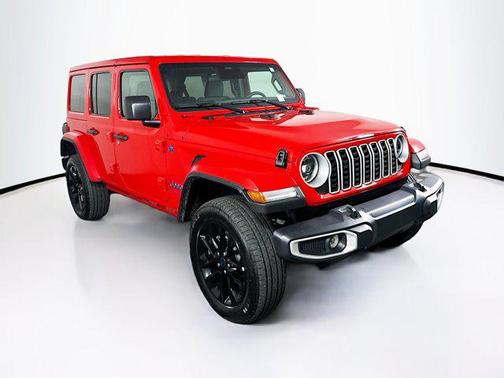 Firecracker Red Clearcoat 2025 Jeep Wrangler 4xe Sahara