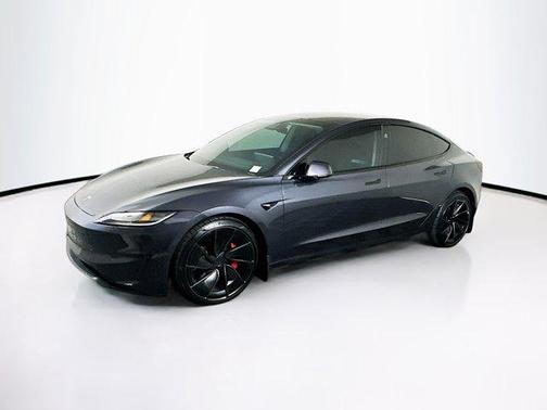 Solid Black 2024 Tesla Model 3 Performance