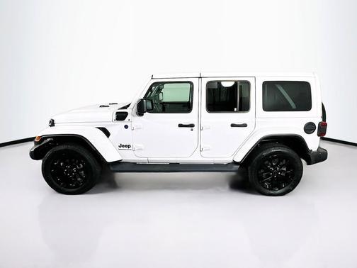 Bright White Clearcoat 2025 Jeep Wrangler 4xe Sahara