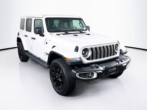 Bright White Clearcoat 2025 Jeep Wrangler 4xe Sahara