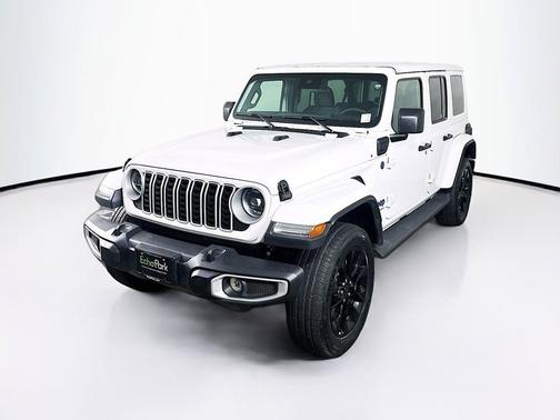 Bright White Clearcoat 2025 Jeep Wrangler 4xe Sahara