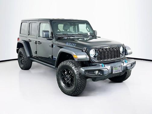 Black Clearcoat 2024 Jeep Wrangler 4xe Willys