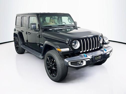 Black Clearcoat 2023 Jeep Wrangler 4xe Sahara