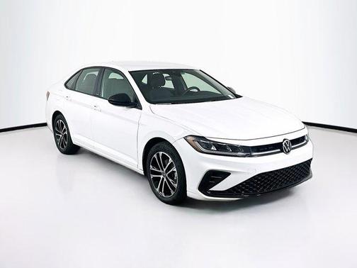 Pure White 2025 Volkswagen Jetta 1.5T Sport