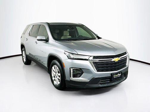 Sterling Gray Metallic 2023 Chevrolet Traverse LS