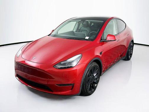 Red Multi-Coat 2023 Tesla Model Y Performance Dual Motor All-Wheel Drive