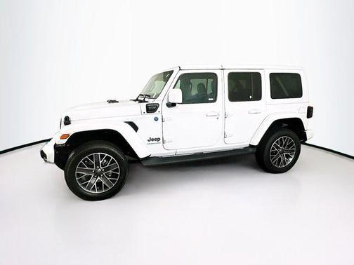 Bright White Clearcoat 2023 Jeep Wrangler 4xe Sahara High Altitude