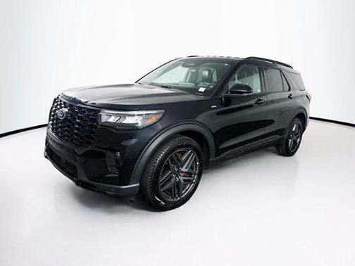 Agate Black Metallic 2025 Ford Explorer ST-Line