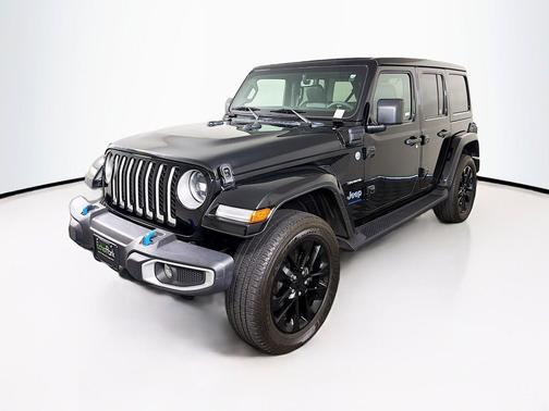 Black Clearcoat 2023 Jeep Wrangler 4xe Sahara