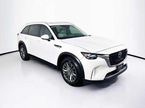 Rhodium White Premium 2024 Mazda CX-90 PHEV Preferred