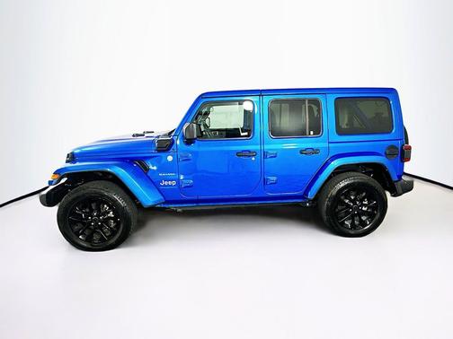 Hydro Blue Pearlcoat 2024 Jeep Wrangler 4xe Sahara