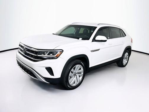Pure White 2023 Volkswagen Atlas Cross Sport 2.0T SE w/Technology