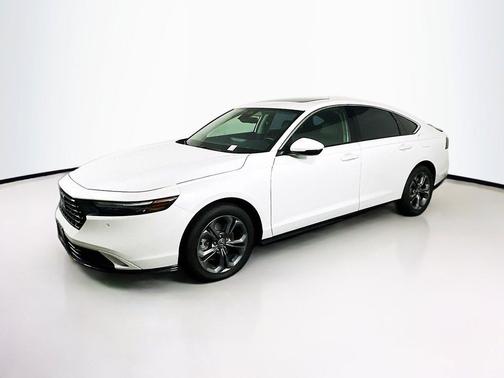 Platinum White Pearl 2024 Honda Accord Hybrid EX-L