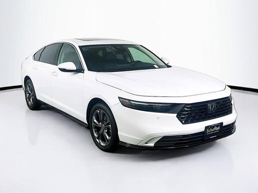 Platinum White Pearl 2024 Honda Accord Hybrid EX-L