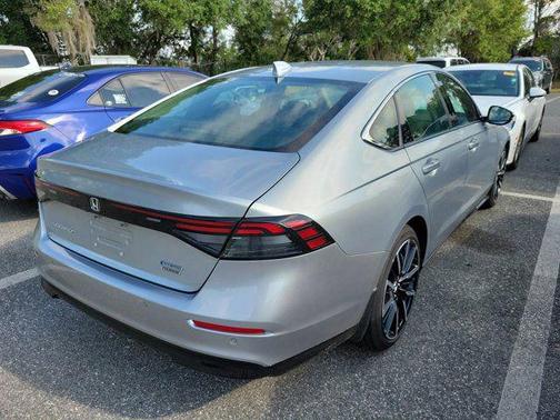 Solar Silver Metallic 2024 Honda Accord Hybrid Touring