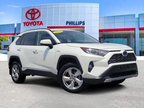 Blizzard Pearl 2020 Toyota RAV4 Hybrid Limited