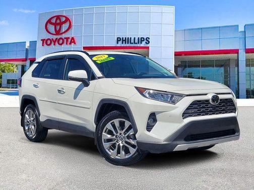 Blizzard Pearl 2019 Toyota RAV4 Limited
