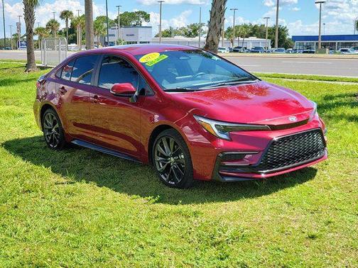 Ruby Flare Pearl 2023 Toyota Corolla SE