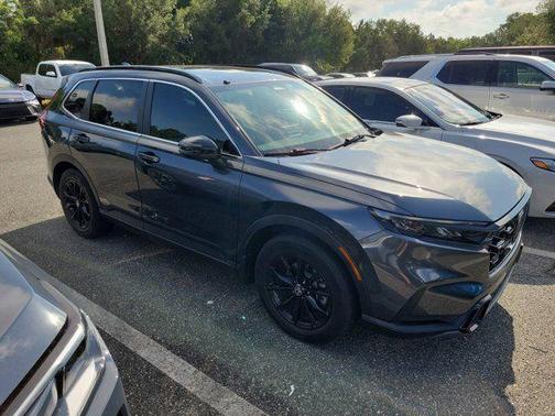 Gray 2023 Honda CR-V Hybrid Sport FWD