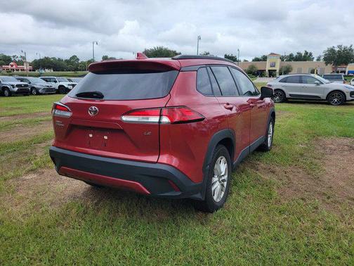Barcelona Red Metallic 2024 Toyota Corolla Cross LE