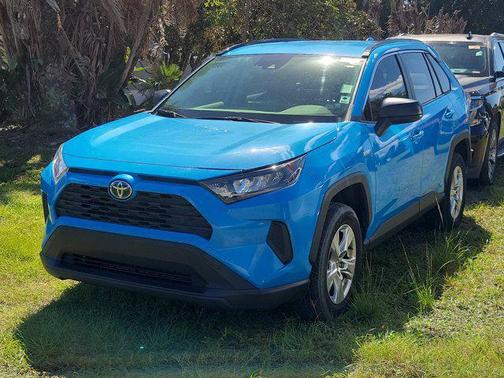 Blue Flame 2020 Toyota RAV4 Hybrid SE