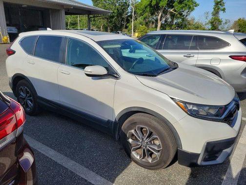 Platinum White Pearl 2020 Honda CR-V 2WD EX