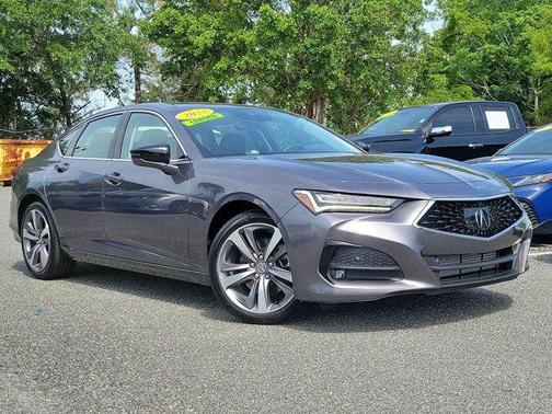 Modern Steel Metallic 2023 Acura TLX Advance
