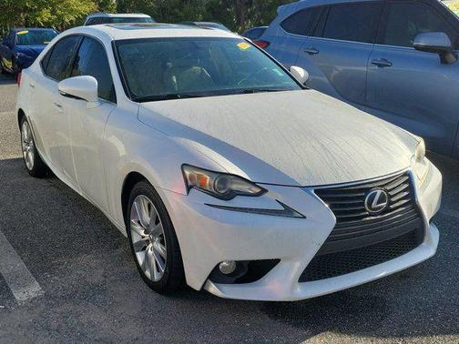 White 2014 Lexus IS 250 Base
