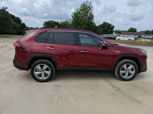 Ruby Flare Pearl 2020 Toyota RAV4 Hybrid SE