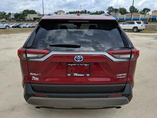 Ruby Flare Pearl 2020 Toyota RAV4 Hybrid SE