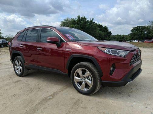 Ruby Flare Pearl 2020 Toyota RAV4 Hybrid SE