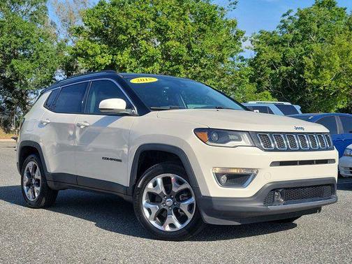 Pearl White Tri-Coat 2018 Jeep Compass Limited