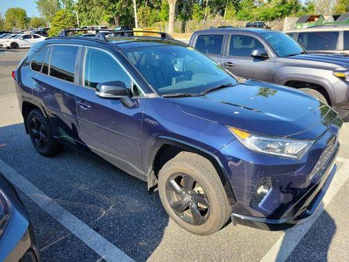 Blue Print w/Midnight Black Roof 2020 Toyota RAV4 Hybrid SE