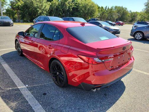 Supersonic Red 2025 Toyota Camry SE