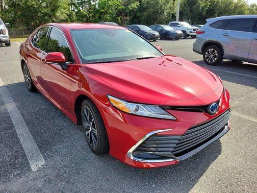 Supersonic Red 2024 Toyota Camry Hybrid XLE