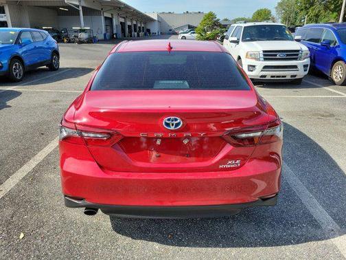 Supersonic Red 2024 Toyota Camry Hybrid XLE