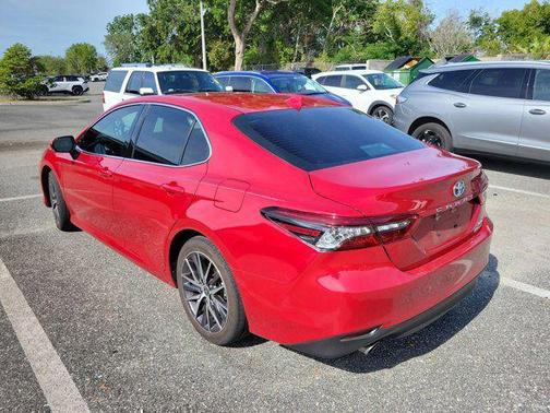 Supersonic Red 2024 Toyota Camry Hybrid XLE