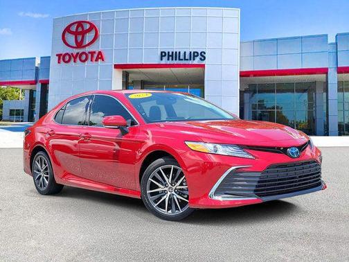 Supersonic Red 2024 Toyota Camry Hybrid XLE