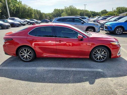 Supersonic Red 2024 Toyota Camry Hybrid XLE