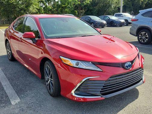 Supersonic Red 2024 Toyota Camry Hybrid XLE