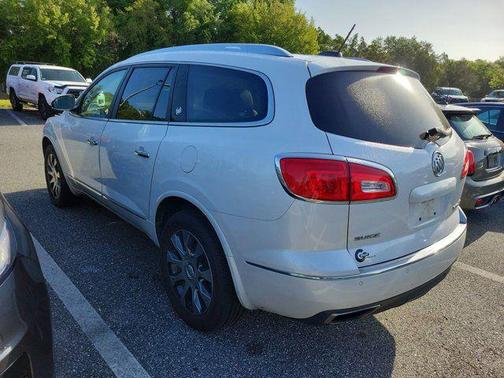 White Frost Tricoat 2017 Buick Enclave Leather
