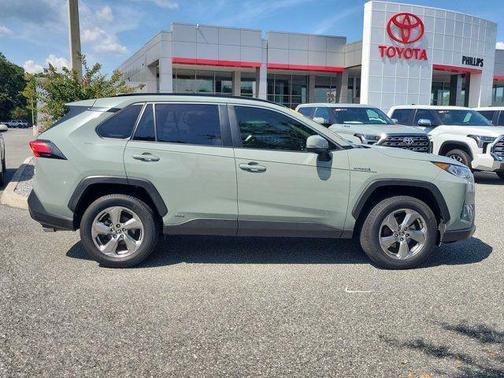 Lunar Rock 2021 Toyota RAV4 Hybrid XLE Premium